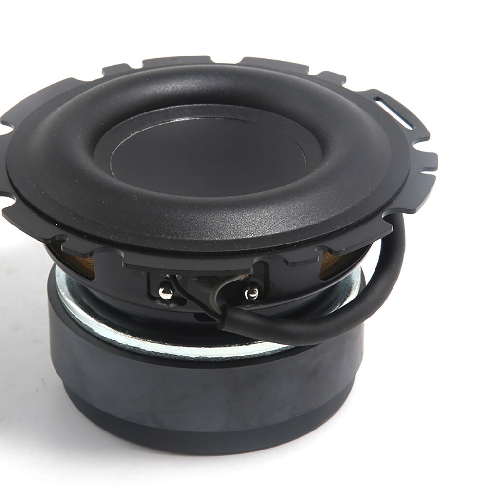1PC 4.5 Inch Mid Woofer Speaker Unit 4Ohm 50W Deep Bass Subwoofer Large Rubber Loudspeaker Subwoofer Car Audio Home Theater DIY