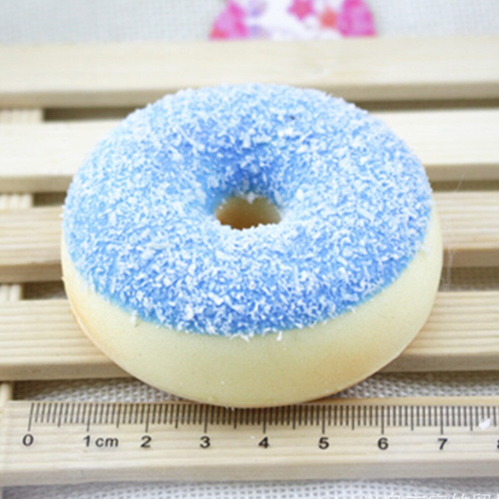 Ontspannen Speelgoed Leuke Squishies Zachte Scented Squishy Squeeze Stress Reliever Zachte Kleurrijke Donut Geurende Langzaam Stijgende