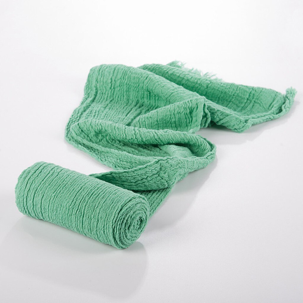 Nyfødt fotografering babyfotografering elastisk wrap rekvisit outfits børns jakkesæt tøj детский костюм новый  #y5: Myntegrøn