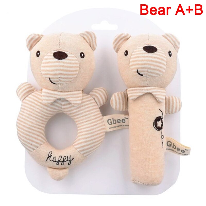1Pc Baby Rasseln Weiche Karikatur Nette Plüsch Ebene Rasseln Spielzeug Art Pädagogisches Handbells Weiche Kleinkind Baby Komfort Spielzeug: C3