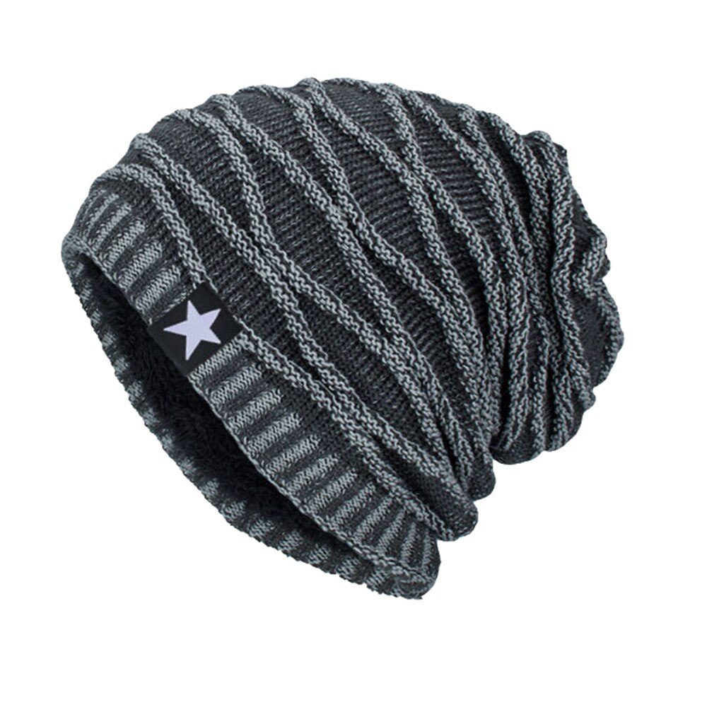 Unisex Knit Cap Hedging Hoofd Hoed Beanie Cap Warm Outdoor Mode Hoed decoratie Accessoires korting