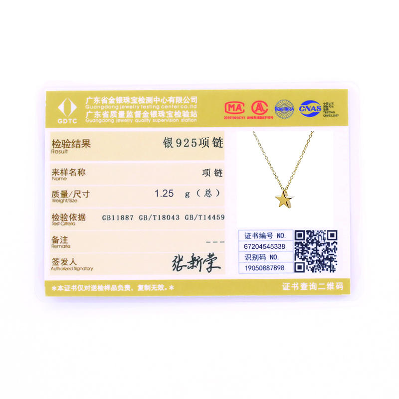 Collane con ciondolo con ciondolo a forma di bullone a forma di stella in argento Sterling 925 per donna collana a catena sottile girocollo impilabile gioielleria raffinata