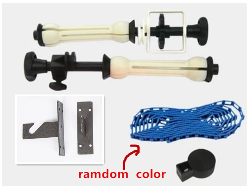 Sistema de soporte de fondo Manual de montaje en pared de un solo rodillo para fotografía, equipo de estudio fotográfico, kit de 1 rodillo: Blanco