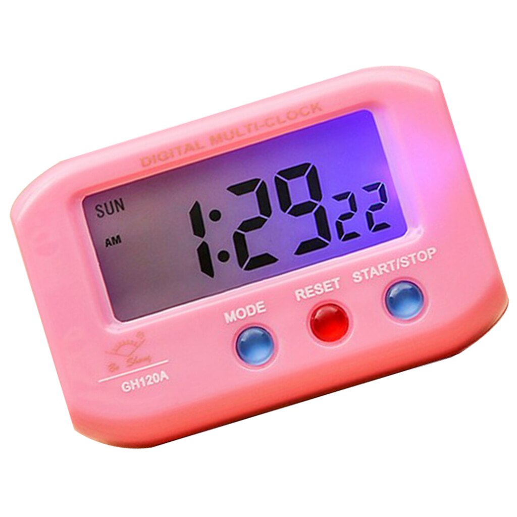 Battery Operated Mini Table Desk Clock Home Car Vehical Office Travel Clock