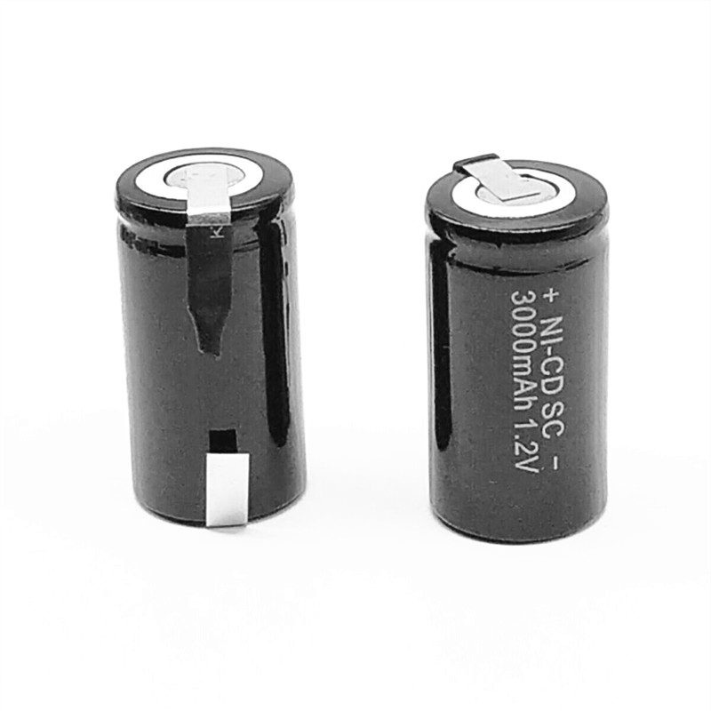 10/12/15/22 PCS battery, rechargeable battery, SC 1.2 v battery with 3000 mah tab for electric tools