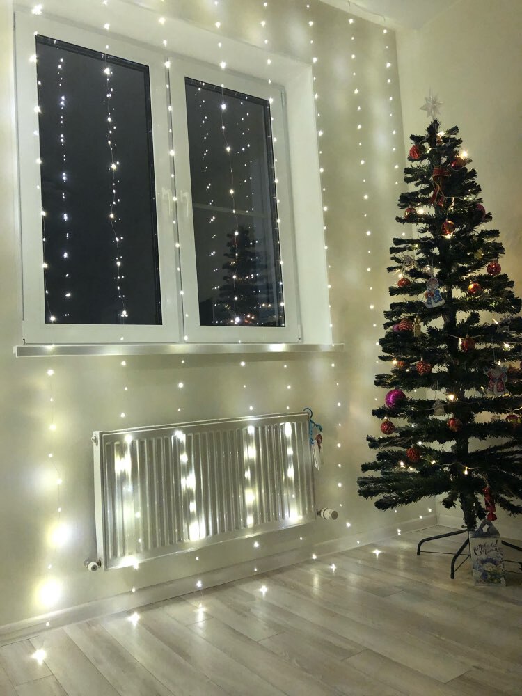 Waterproof LED String Lights 1X3M 2X3M 3X3M 2X2M Outdoor Garden Lamp fairy leds Indoor Bedroom led lights for Home decor curtain