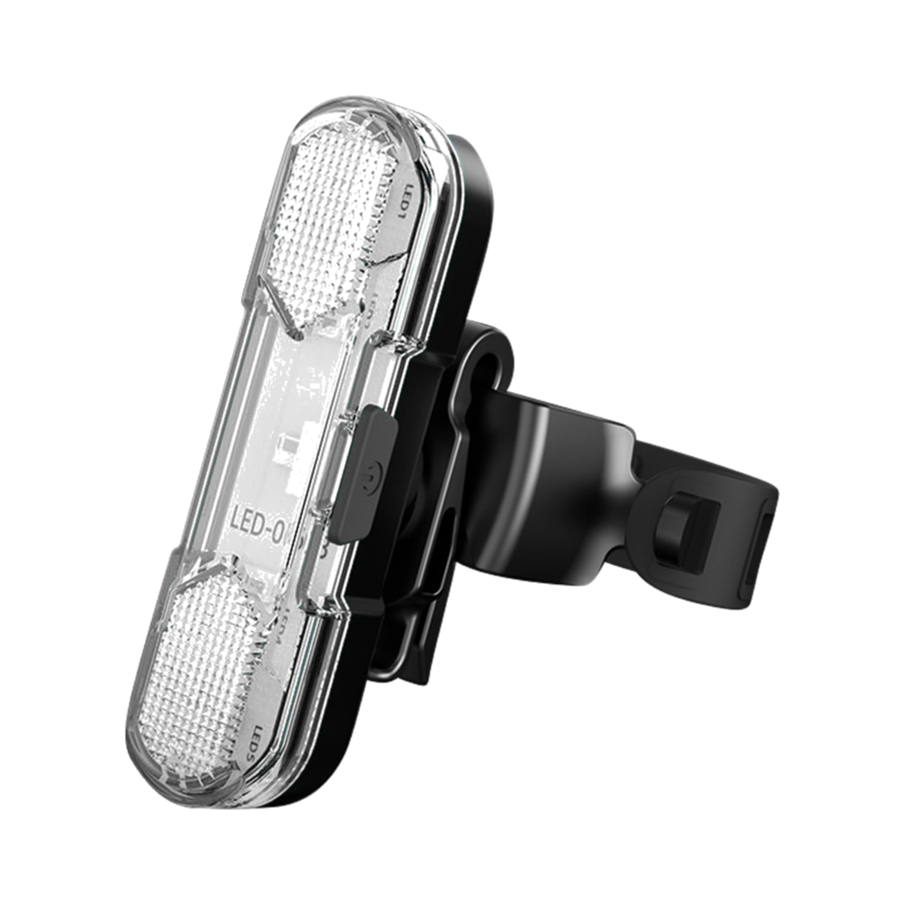 1-5 stk. cykelbaglygte usb genopladelig rød/blå/hvid led cykelsadelpind baglygte til natkørsel sikkerhedsadvarselslys: Rød