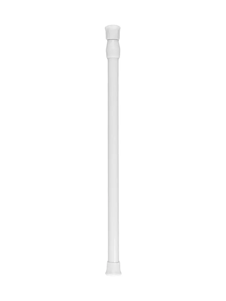 Barra de cortina, barra telescópica sin perforación, 30-50cm/40-70cm/60-110cm, armarios/ventana/cocina, Etc.: Negro
