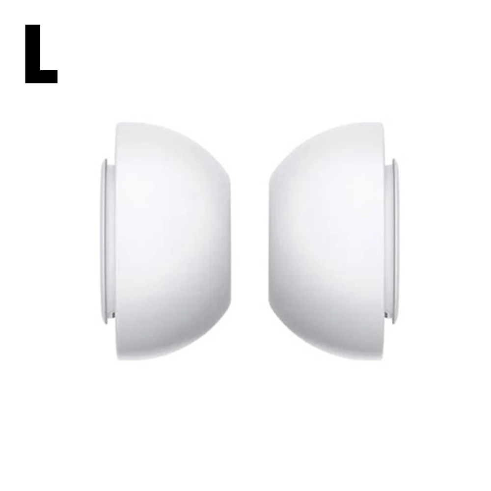 Para Apple AirPods Pro 1/2 generación auriculares de silicona suave tapones para los oídos reemplazo para Air Pods Pro accesorios para auriculares tapones para los oídos: 2XS / Dim gris
