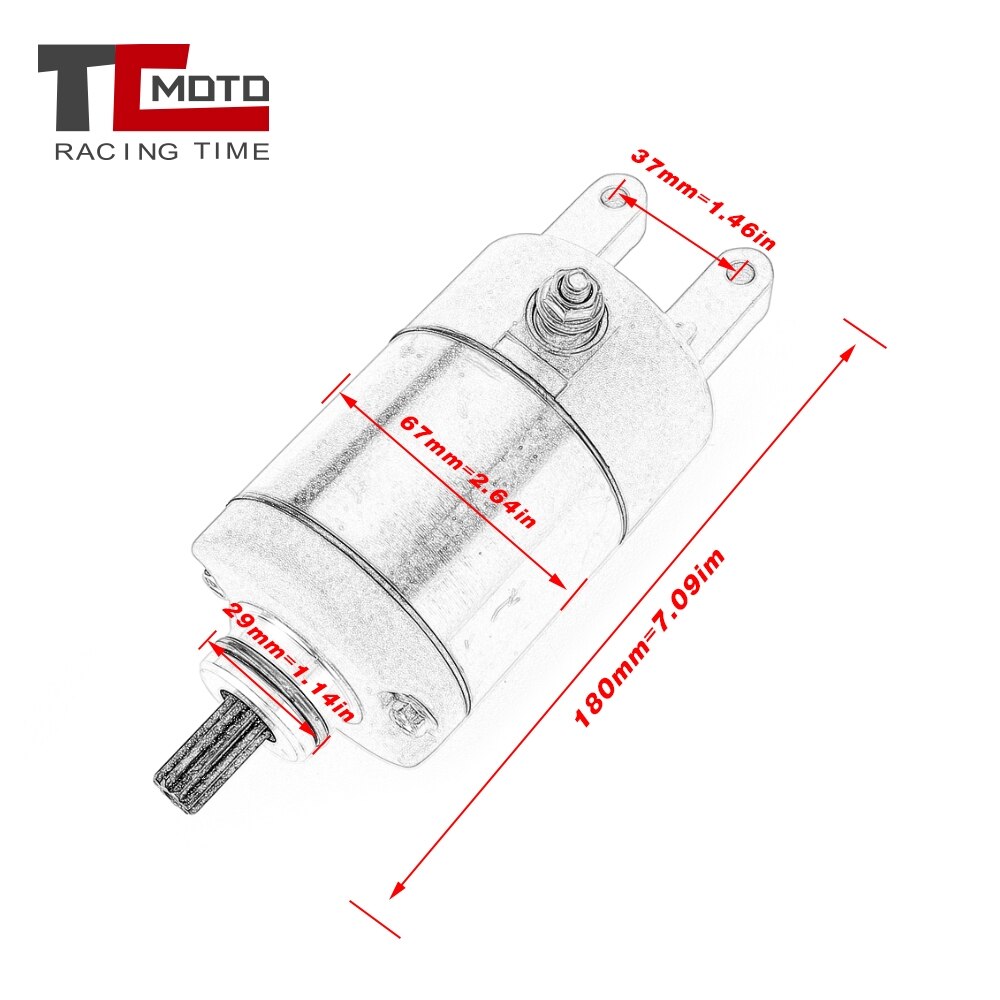 Piezas de Motor de motocicleta, Motor de arranque para Yamaha YP250 MAJESTY SKYLINER 1995-2006 YP250 R RA X-MAX 250 YP400 MAJESTY 400 YP400R
