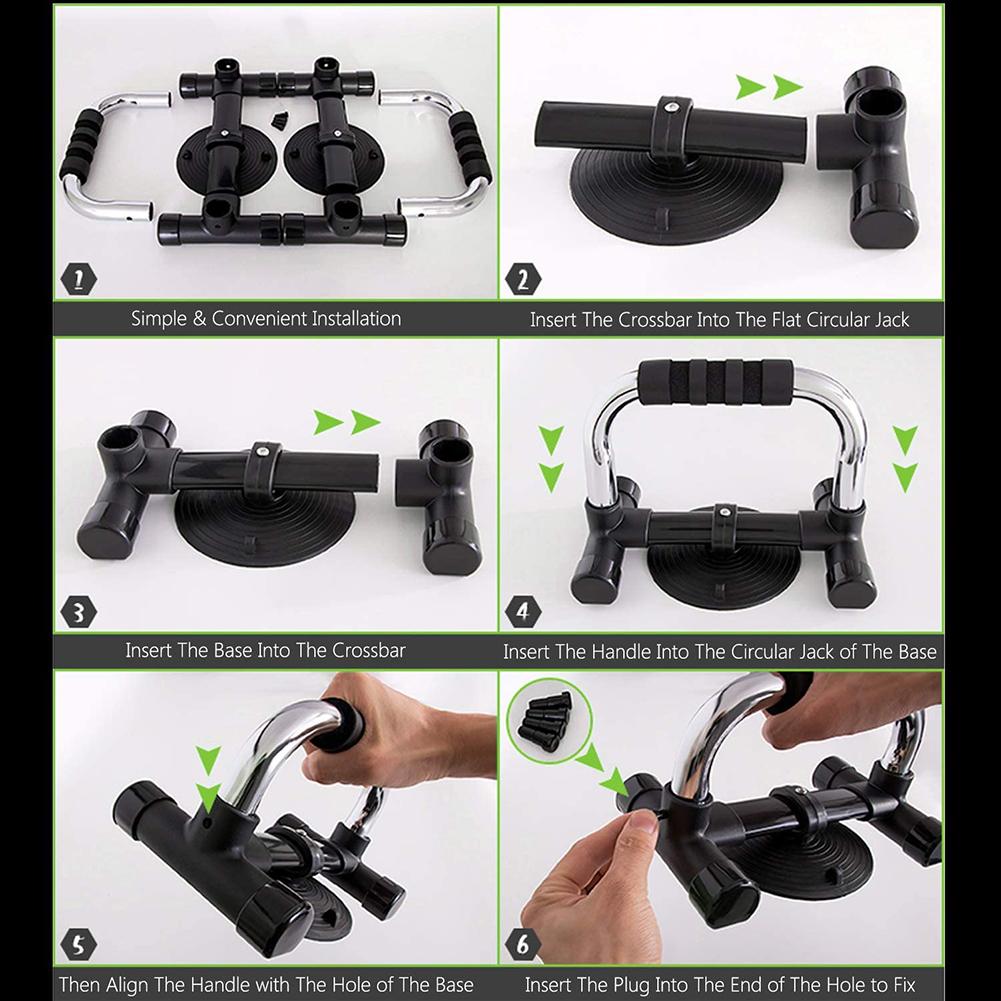 Push Up Bar Spier Krachttraining Sit-Ups Stands Voor Mannen Vrouwen Floor Workouts Gym Oefening