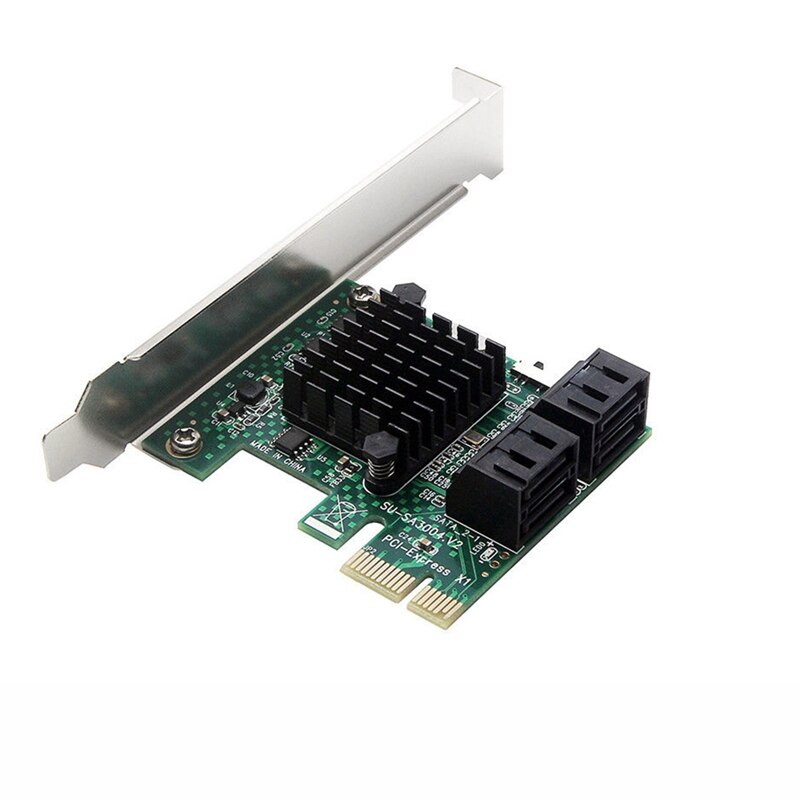 Pcie Pci Express Naar 6G SATA3.0 4-Port Sata Iii Uitbreiding Controller Card Brede Adapter