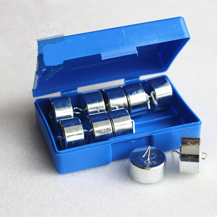 Báscula de palanca de aleación de aluminio, balanza de palanca científica primaria y soporte con 50g x 10 Uds. De peso, juego de experimentos para mecánica física