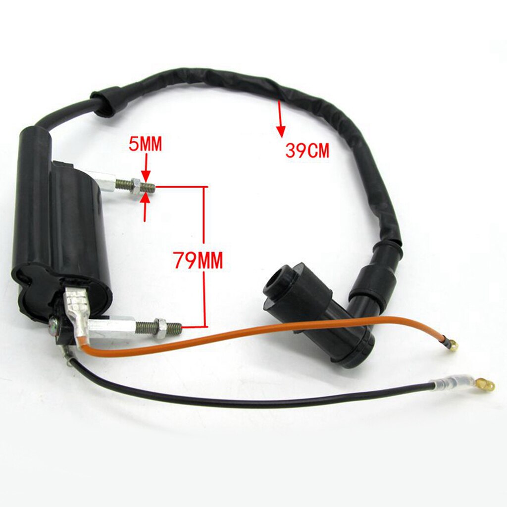 Bobine d'allumage externe avec bougie d'allumage, compatible avec Kawasaki Bayou 300 KLF300 86-04 ATV 1986 - 2004