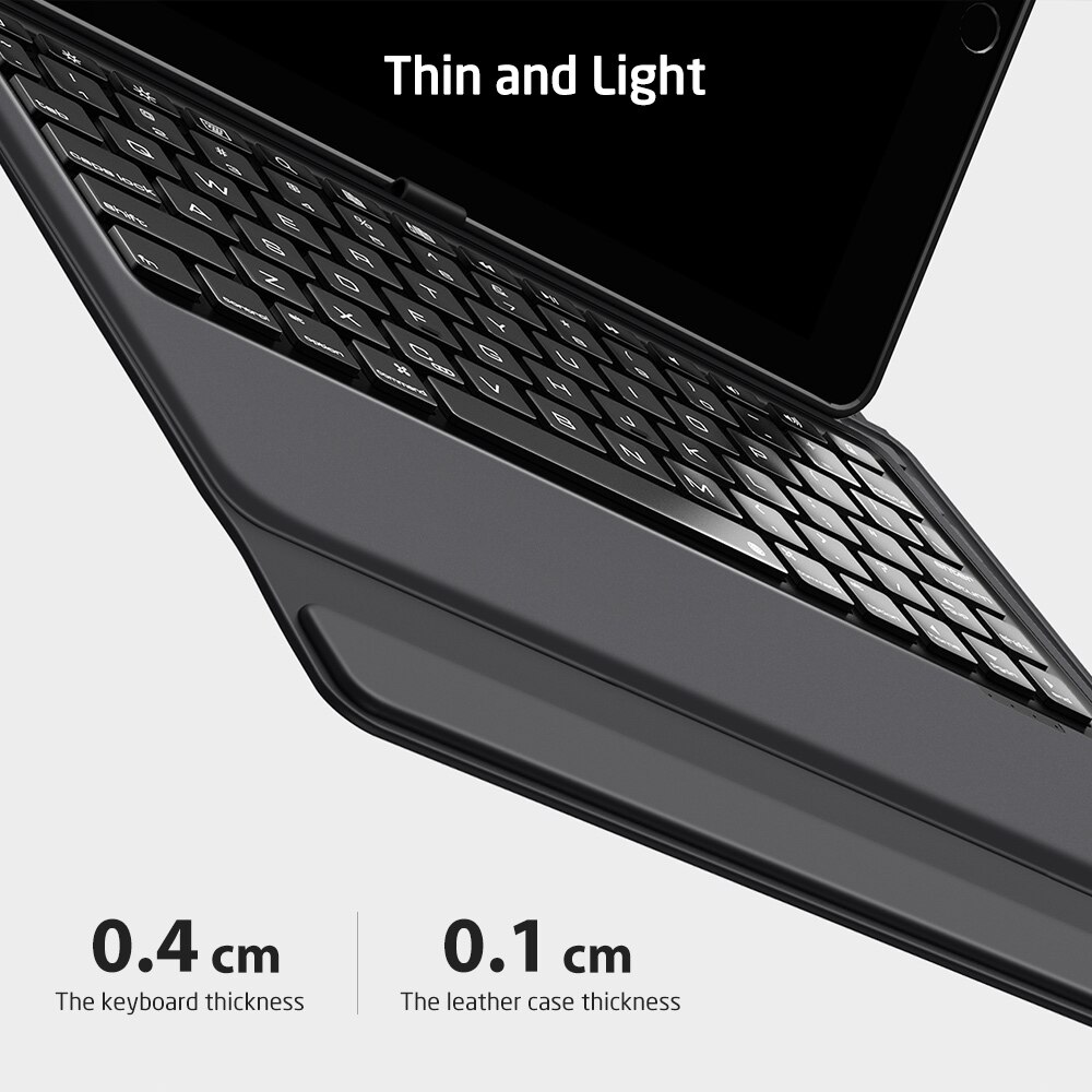 ESR Bluetooth Drahtlose Tastatur Fall für iPad Pro 11 zoll A1980 PU Leder Volle Folio Flip Smart Abdeckung Tastatur fällen Funda