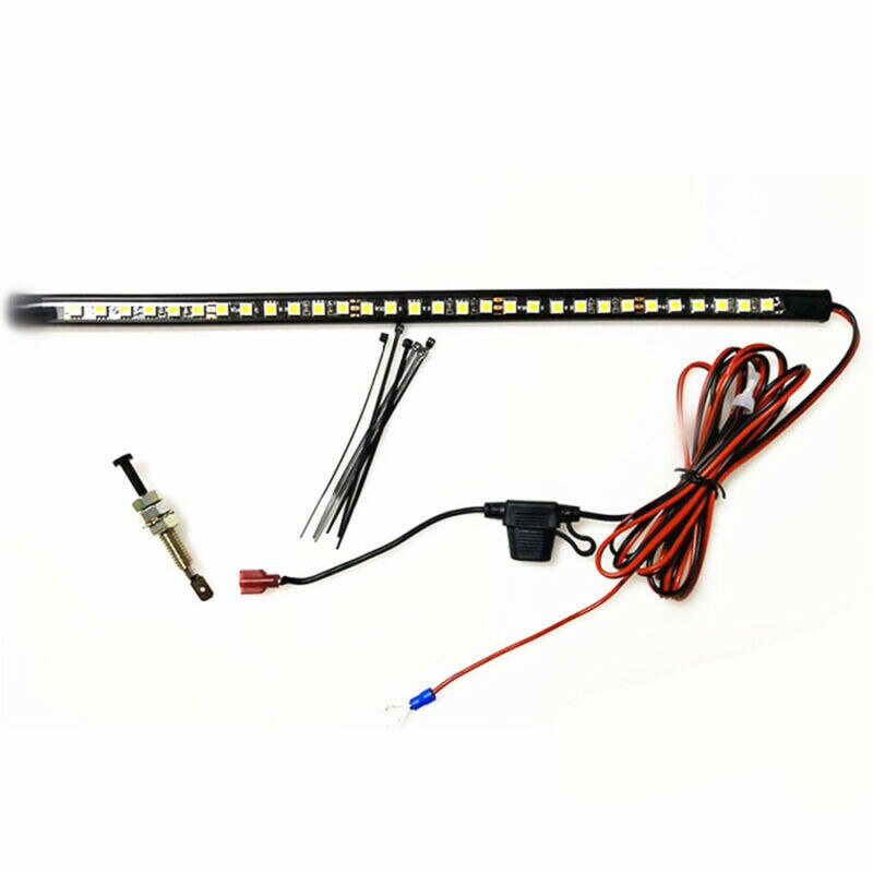 White Under Hood LED Light Kit With Automatic On/off -Universal Fits Any Vehicle Cable Ties With Automatic Switch Light Bar