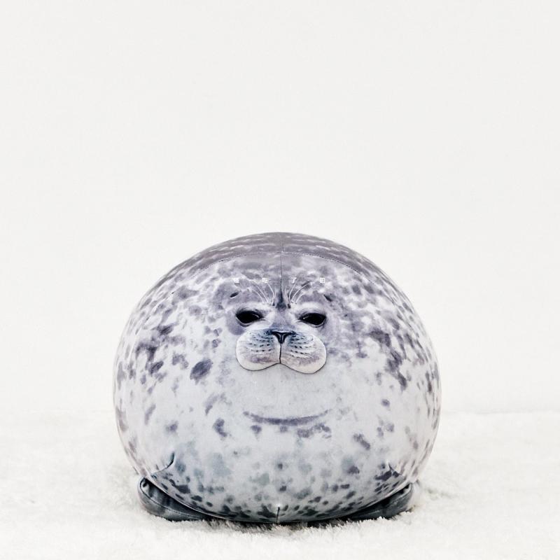 20/30/40cm japonés almohada de foca Osaka suave y gordo manchas de peluche de juguete Animal lindo cojín océano muñeca de estilo