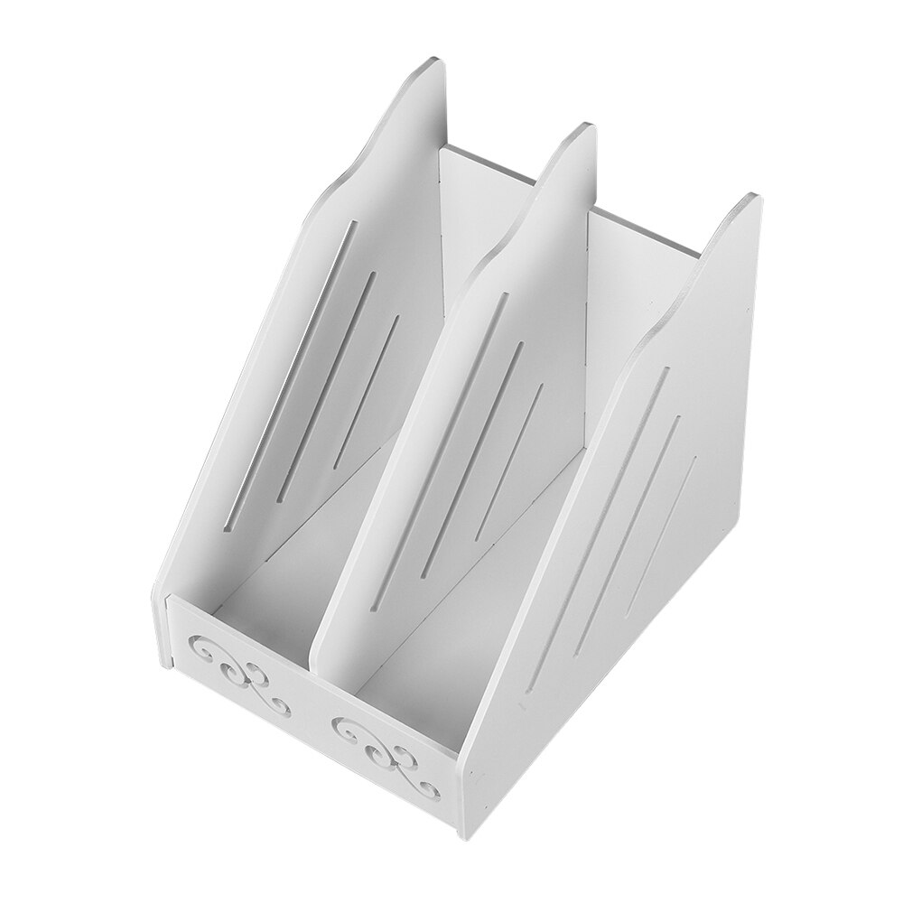 Livre porte revues organisateur de bureau papeterie support de rangement étagère support de bureau classeur stockage artefact multicouche, 12 types: 8