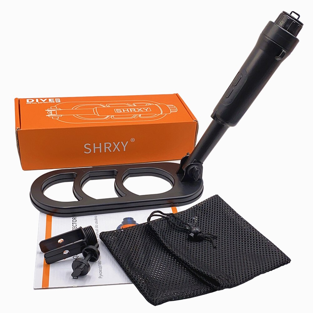 Underwater Dive Scuba Metal Detector Folding Waterproof Coil Pulse Scan Pinpointer Diving Glod Detecting
