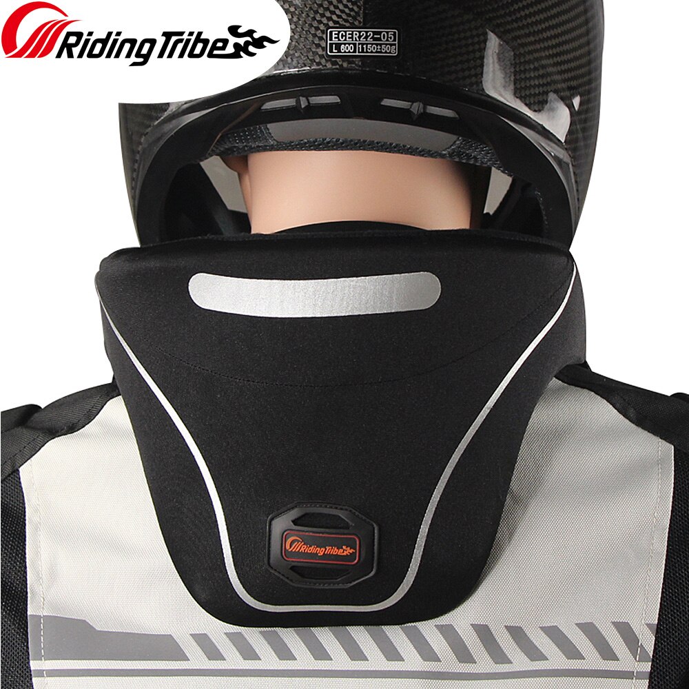 Riding Tribe Neckguard Motorcycle Neck Brace Protector Reflective Moto Off Road Protective Gear Support Helmet