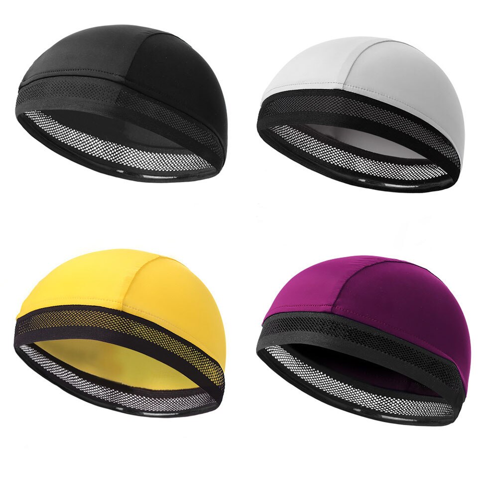 Ice Silk Sports Hat Skin-friendly Soft Bandana Breathable Mesh Sunscreen Bandana Outdoor Sporting Cycling Headwear