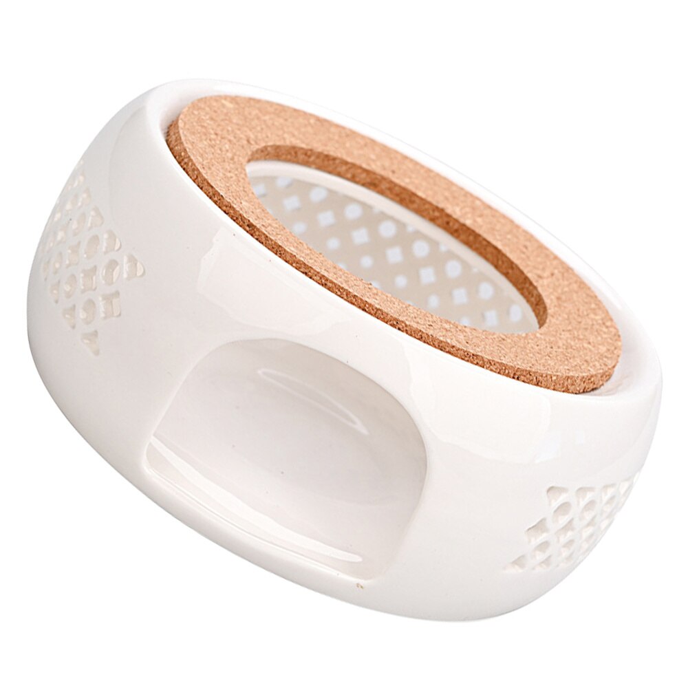 1pc Teapot Warmer Ceramic Tea Candle Holder Teapot Heating Base Pedestal: Default Title