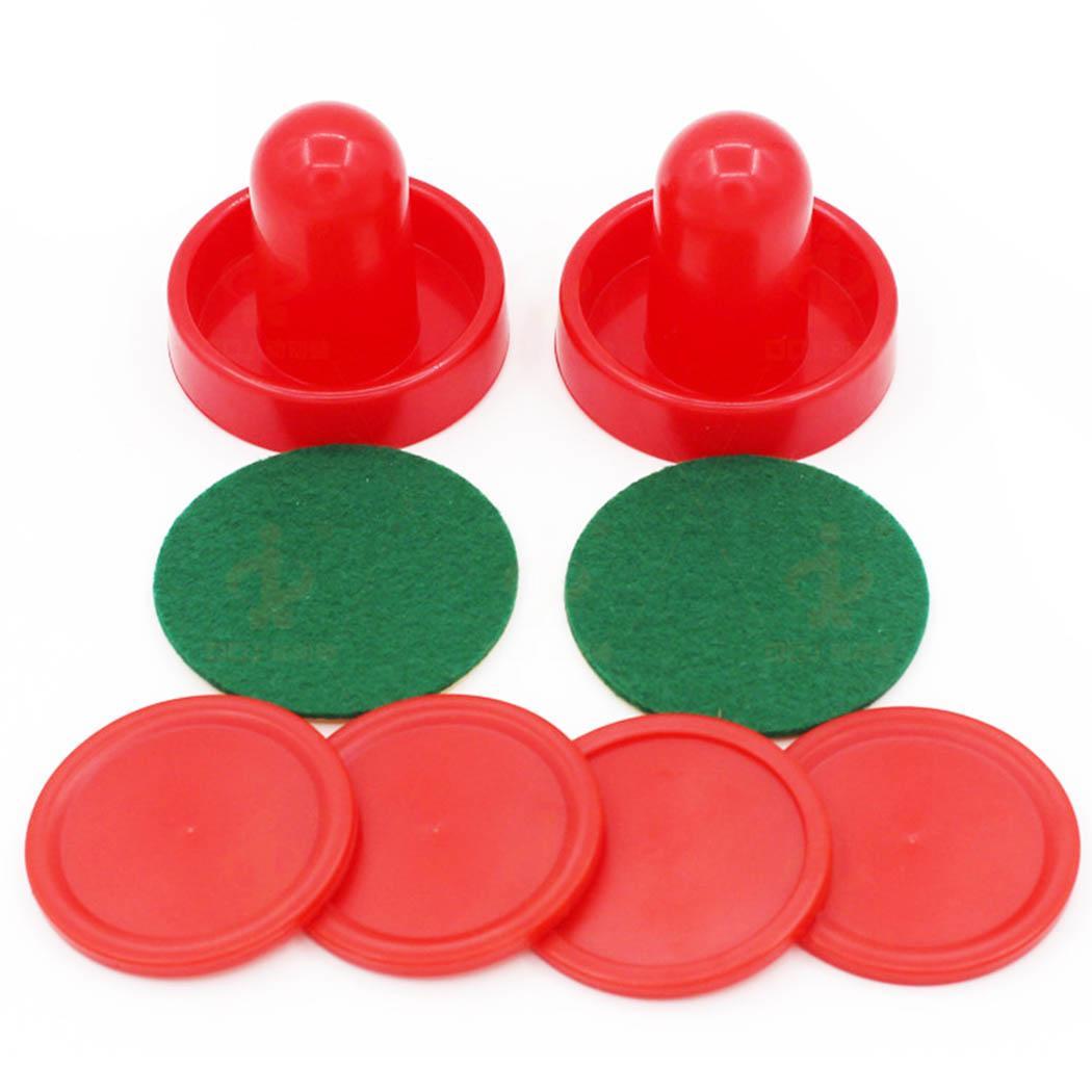 Air Hockey Table Puck Mallet Puck Goalkeepers Equipment 60mm Accessories Red for Game Tables 51mm 60mm: Default Title