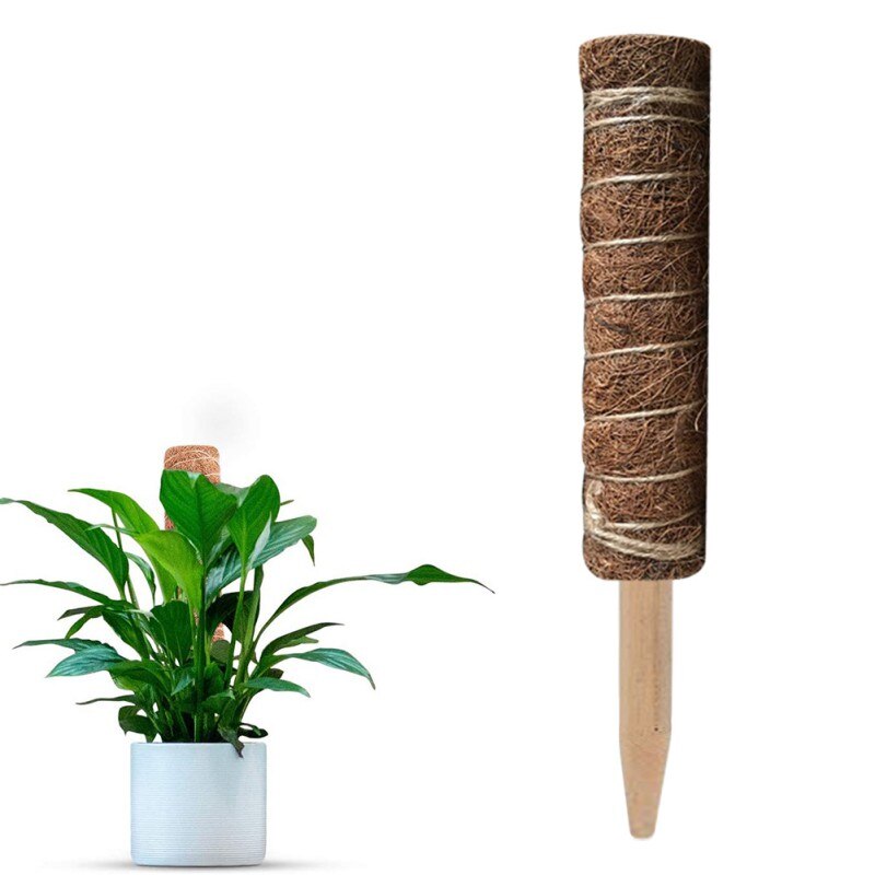 1/2/4 stk kokos mos totempæl kokos mos pind til slyngplanter plantestøtte forlængelse klatre indendørs haveplanter 30/40/45/60cm