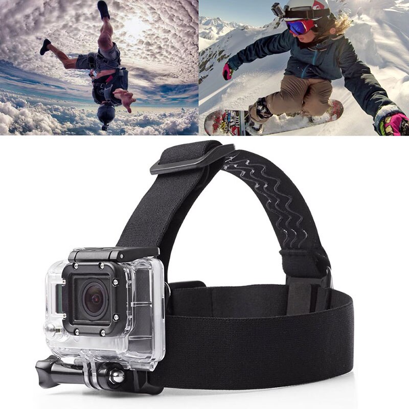 Head Strap Mount Riem Mount Met Kin Riem Stabiele Hoofdband Houder Voor Gopro Hero Camera Sport Actie Camera Accessoires