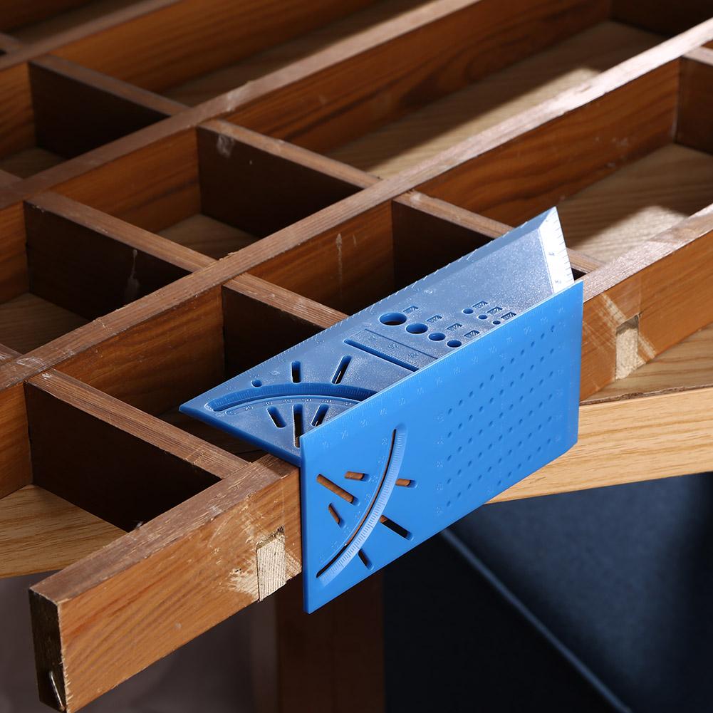 Aluminum Scriber Dovetail Marking Template Vertical Angle Calibration Marking Gauge Marker Angle Ruler Template Woodworking Tool