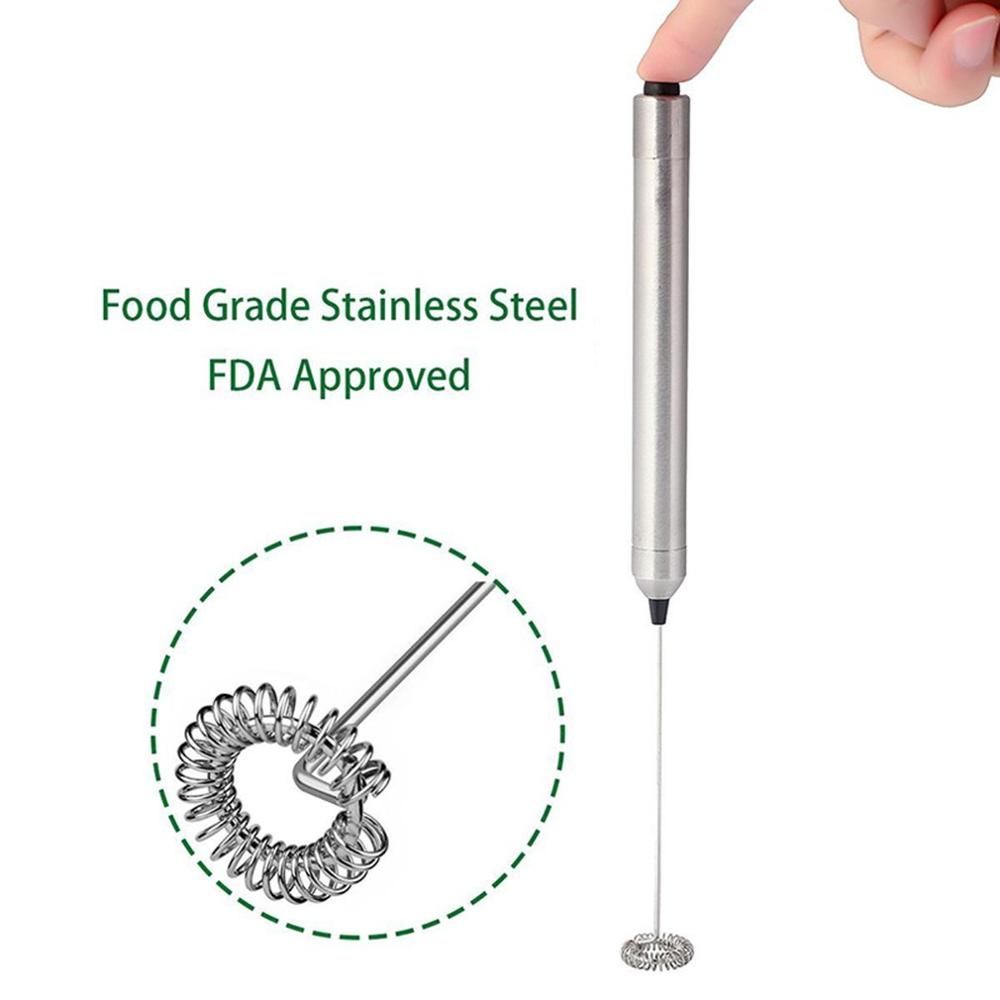 Electric Milk Frother Automatic Handheld Foam Maker for Egg Latte Cappuccino Chocolate Matcha Home Kitchen Coffee Tool