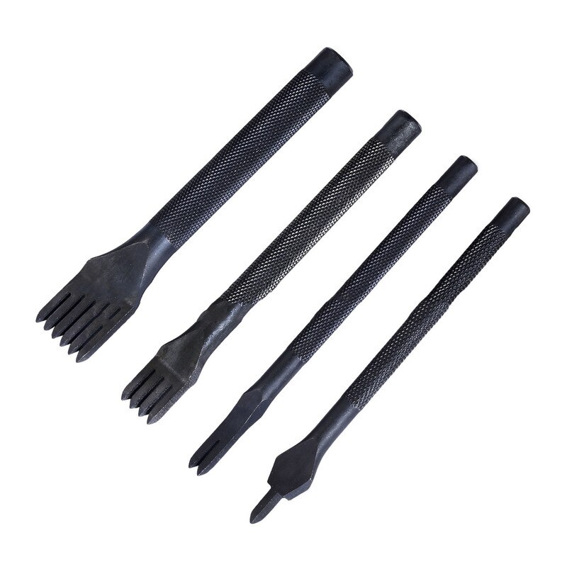 3mm 4mm 1/2/4/6 Prong Inch Chisel Leather Craft Tools Hole Punch Lacing Stitching Perforate Leathercraft Hole Puncher In Belts