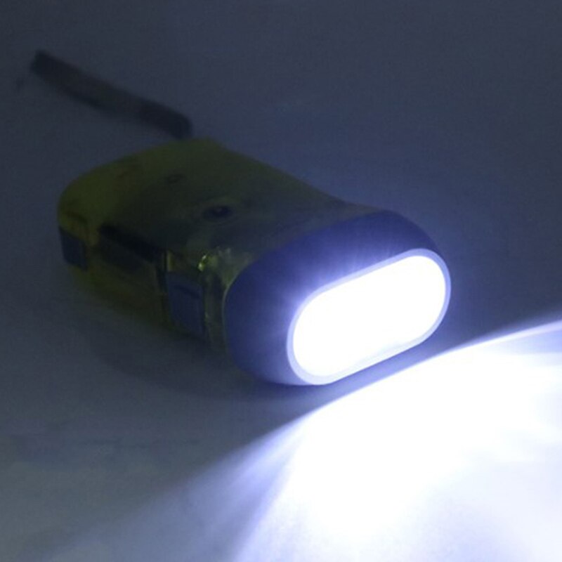 Led Hand Drukken Dynamo Zaklamp Lantaarn Draagbare Camping Hand Crank Zaklamp Emergency Lamp Licht Voor Outdoor Home