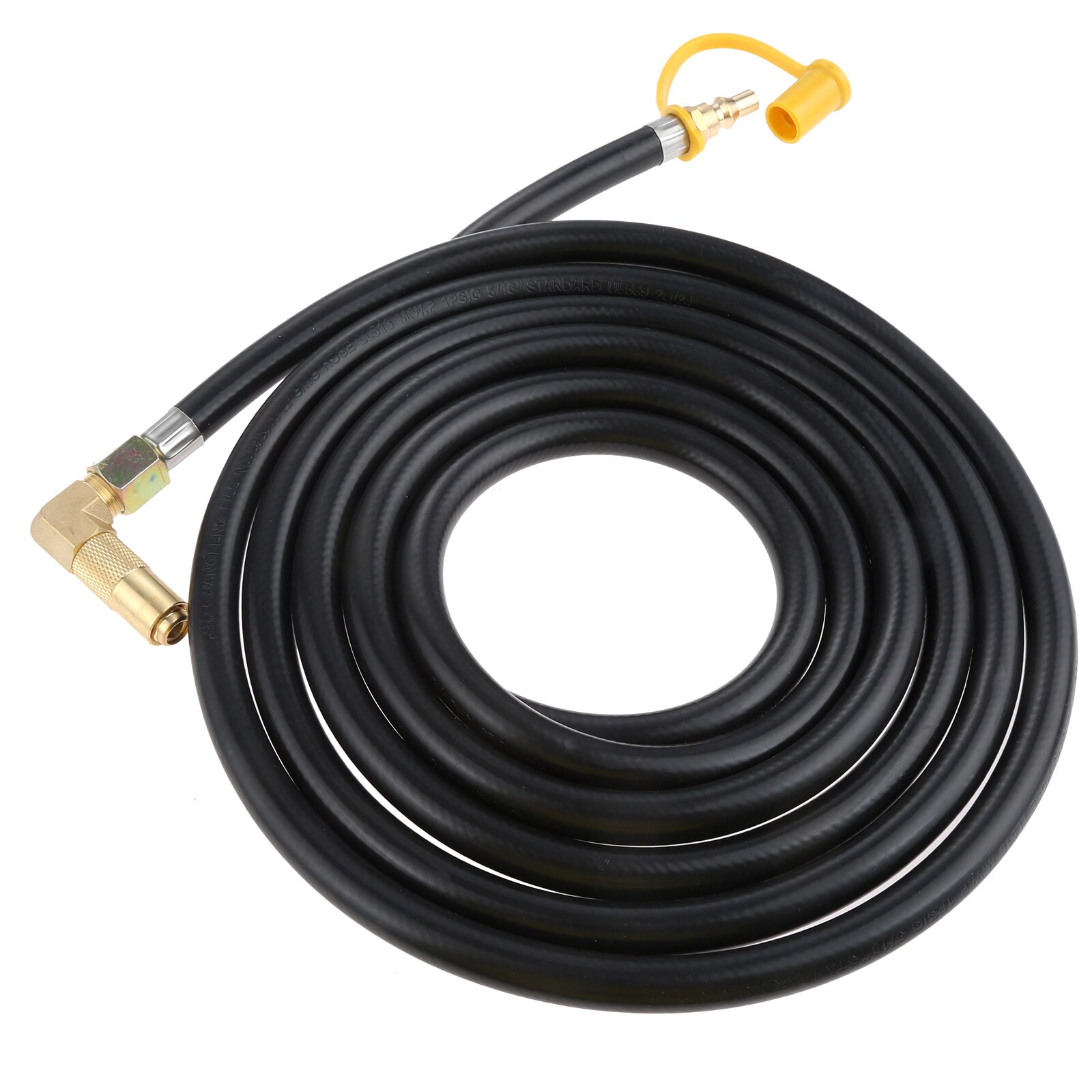 Propane Elbow Adapter Fitting with Extension Hose 12Ft RV Quick-Connect Kit fit for Blackstone 17"/22" Griddle