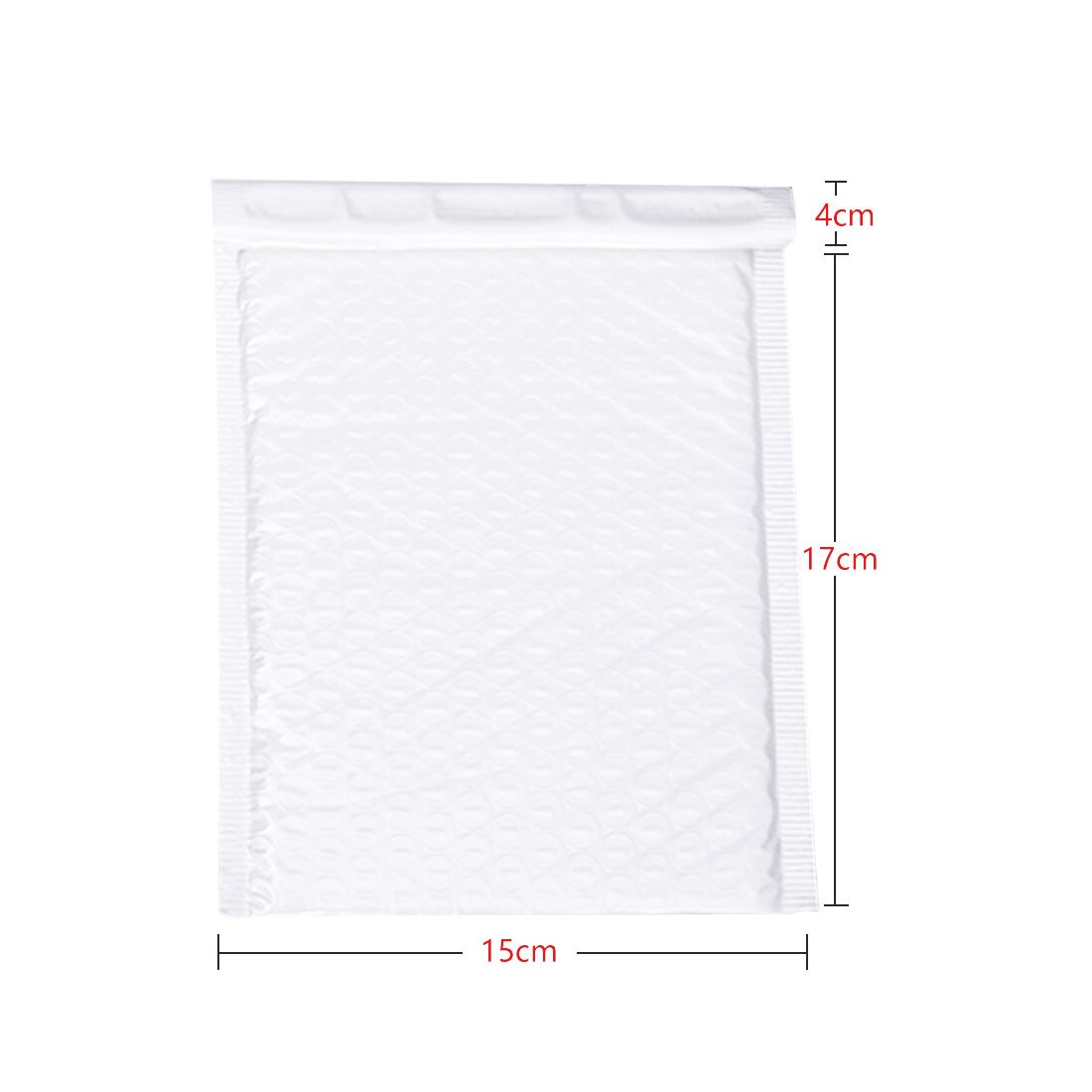 10 pièces 12 taille blanc bulle courrier enveloppe sac bulle affranchissement emballage enveloppe emballage sacs de transport: 15x17cm