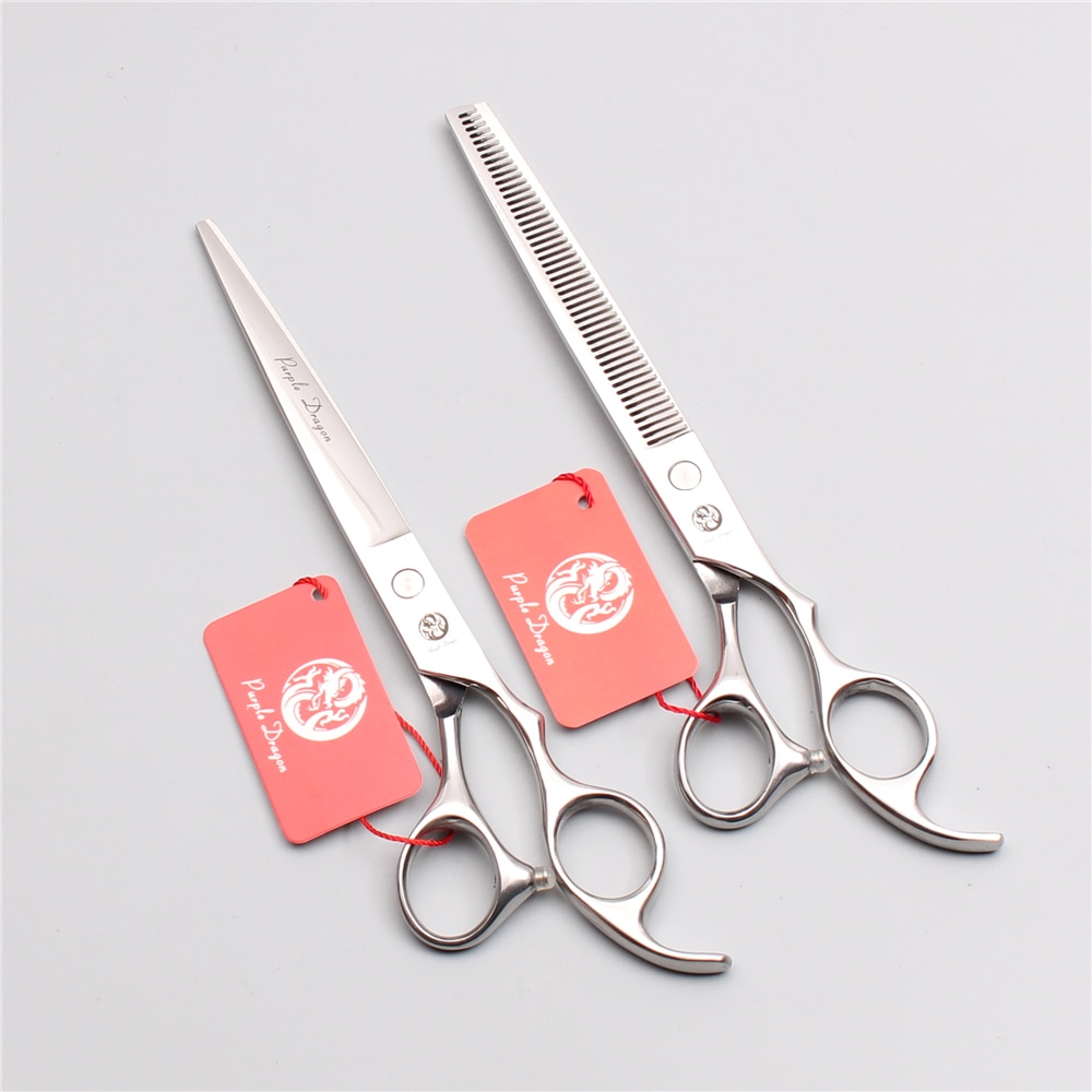 Z1006 7.5" Stainless Grooming Scissors Straight Shears Thinning Shears Pet Scissors Cats Dog Scissors Animal Shears