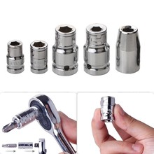 1/4 Ratchet Socket Adapter Universal Socket Hex Bit Holder Converter Wrench Hand Tools Set Repair Tools