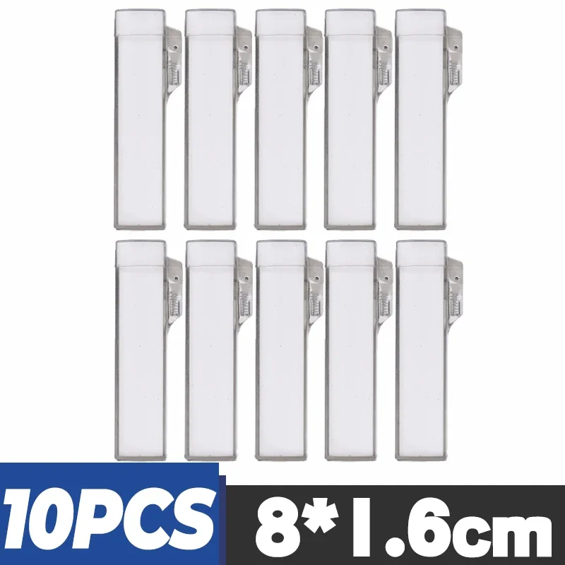 10/1 stk. bærbar gjennomsiktig tannpirkerholder gjenbrukbar tannpirkeroppbevaringsboks bomullspinneetui nåleetuier restaurantutstyr: Grå