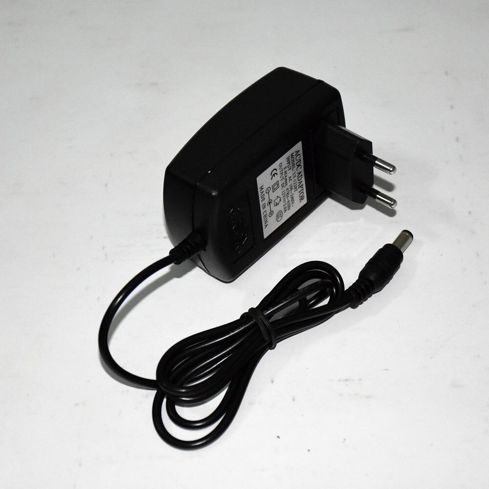 12v 2a växelströmsadapter strömförsörjning till  dc 5.5 mm 2.1mm kontakt 12 volt 2 amp universell strömförsörjning väggkontakt för lcd led-ljusremsa