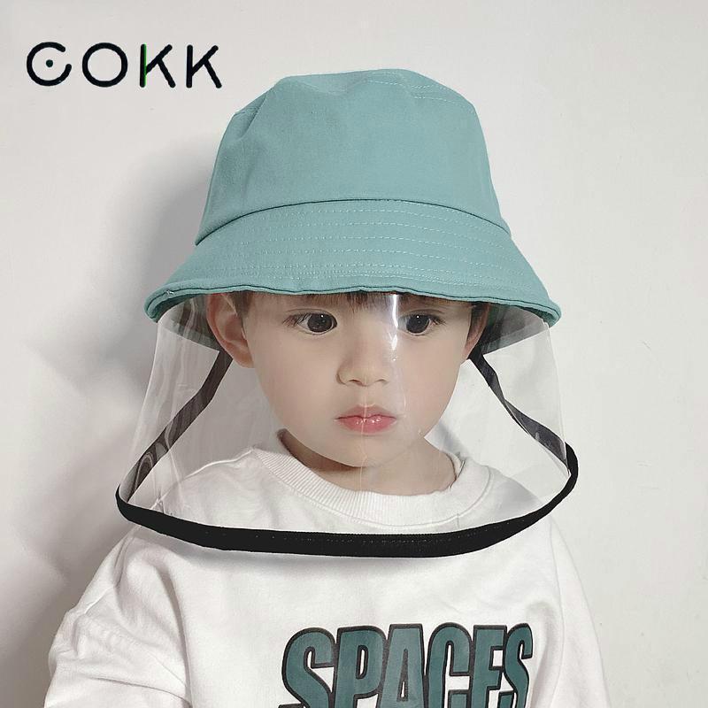 COKK Hütte Für Mädchen Junge Schutz Gesicht Eimer Hütte Anti-Spucken Spritzen Wasserdicht Winddicht Hütte Ich bin Freien freundlicher Sicher