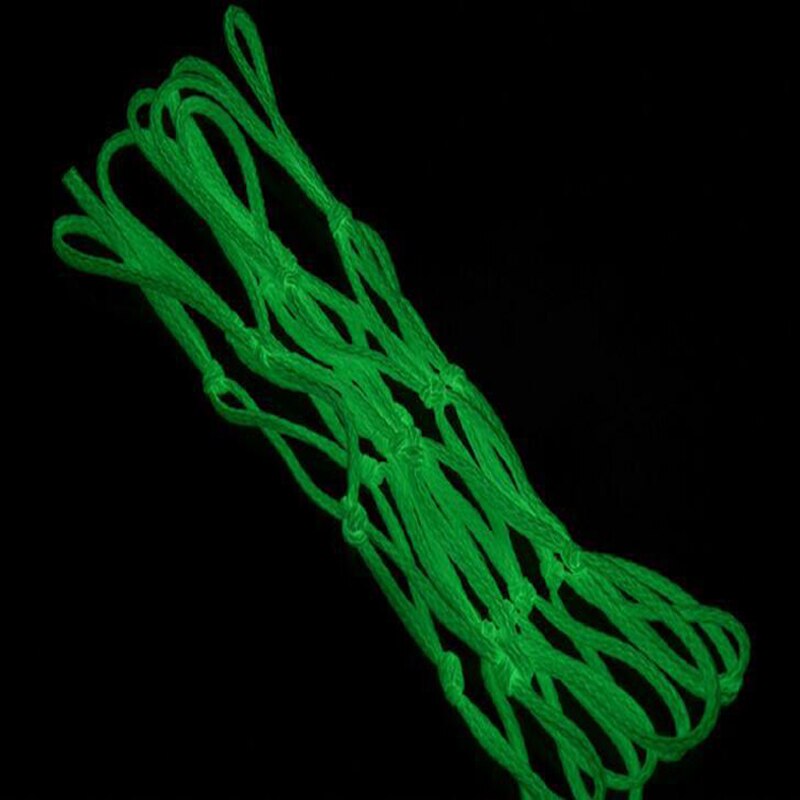 Glowing Light Shooting Training Green Basketball Net Backboard Ball Mesh Nylon Standard Basketball Hoop Net