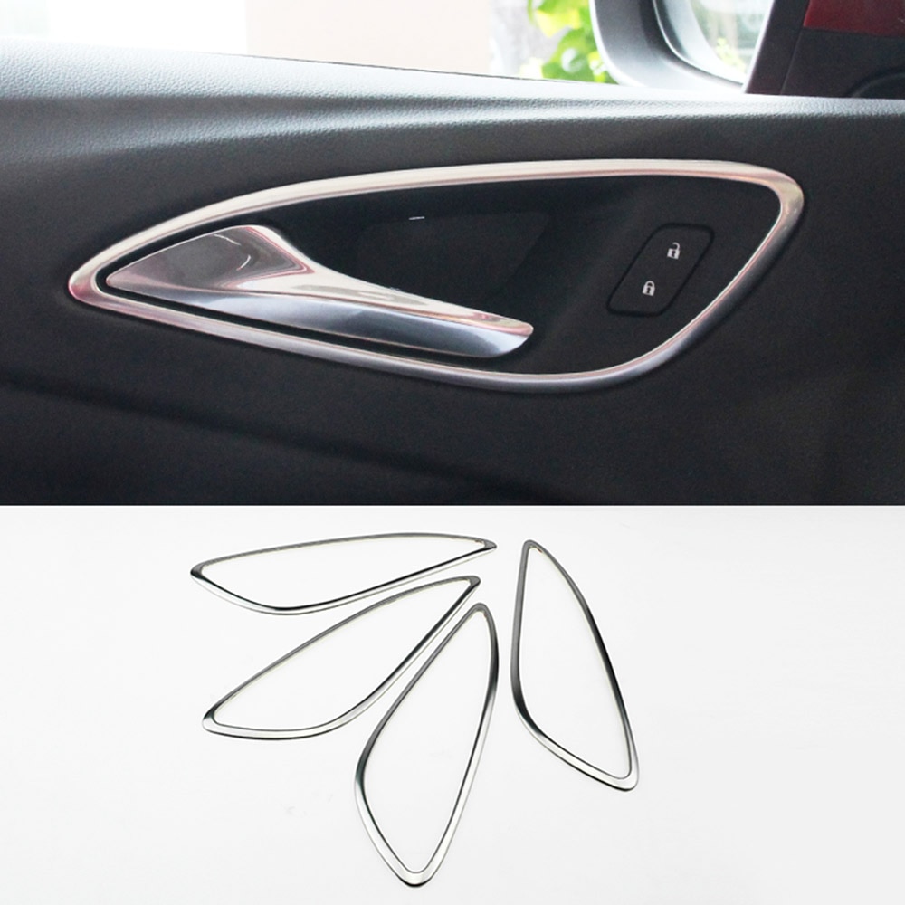 Moldura de borracha para porta interior automotivo, moldura de guarnição para opel astra k 2017 2018 2019, acessórios