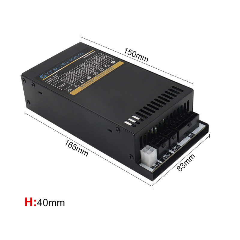 SOLO alimentatore 220V Flex ATX 350W Alimentatore completamente modulare Full Voltage 220V AC Full Power per sistema POS AIO Alimentazione di gioco desktop