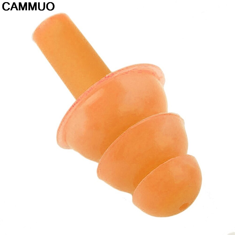 Anulador de ronquidos de ruido auricular tapones para los oídos de espuma blanda de sonido oído protección Anti ruido durmiendo de reducción de ruido