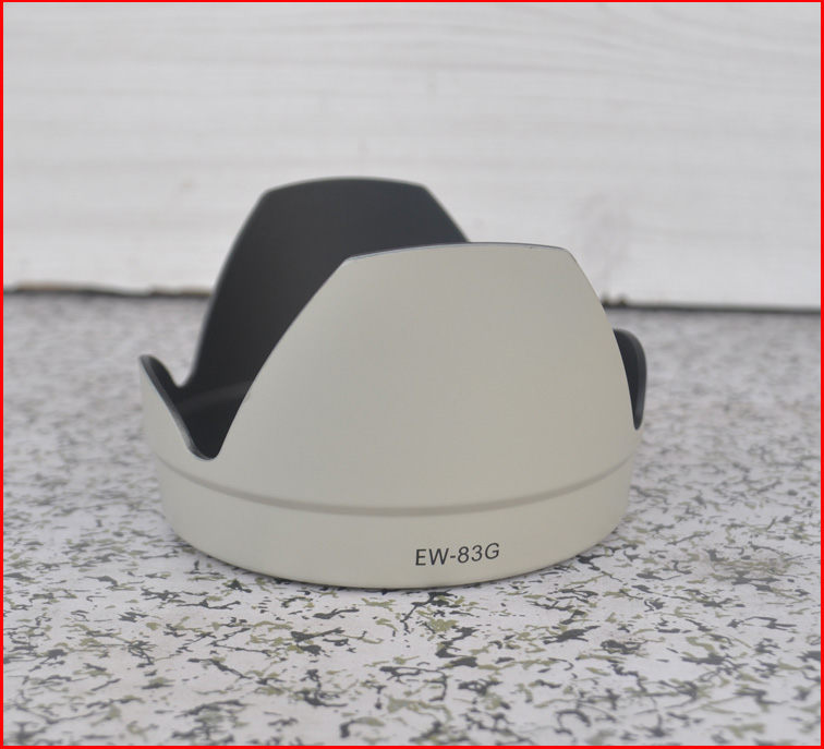 White Lens Hood Shade EW-83G for Canon EF 28-300mm f/3.5-5.6L IS Lens Replace Canon EW83G