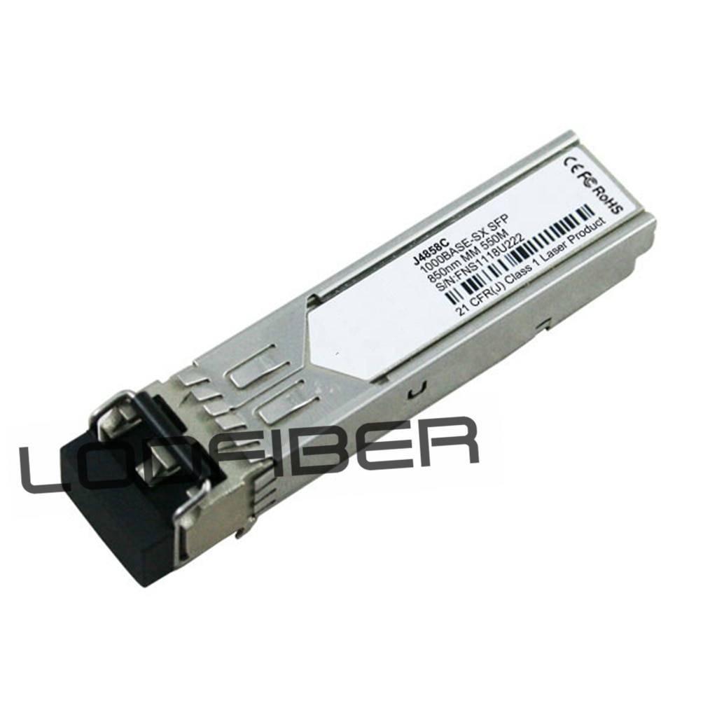 LODFIBER J4858C H-P-E Kompatibel 1000Base-SX SFP 850nm 550 mt Transceiver