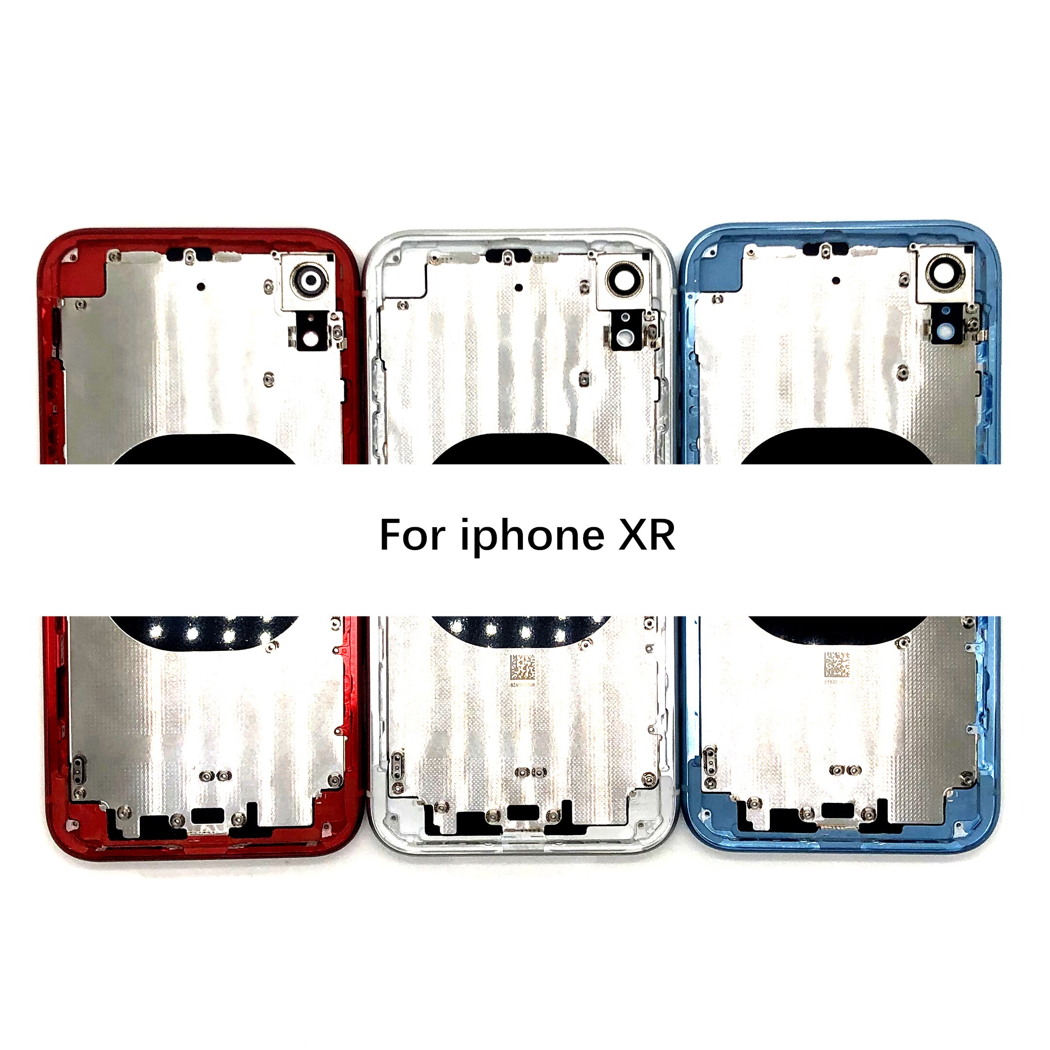 Bakre batteriskal bakre skal för iphone x xr xs max bakhus + mittram med bakglas med ce för iphonex xr xs