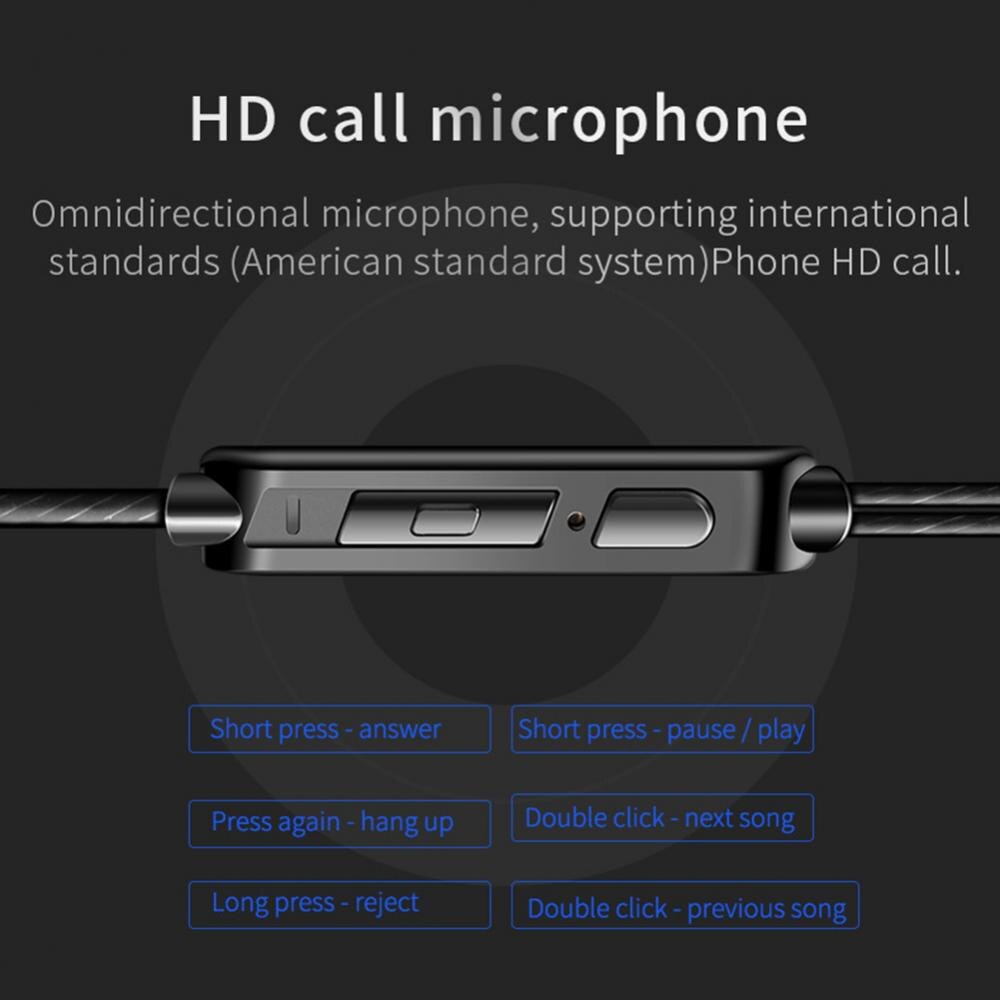 Bluelans qkz  ak6 universal 3.5mm sport-in-ear-hifi-kopfhörer für smartphones, tablets und gaming-geräte