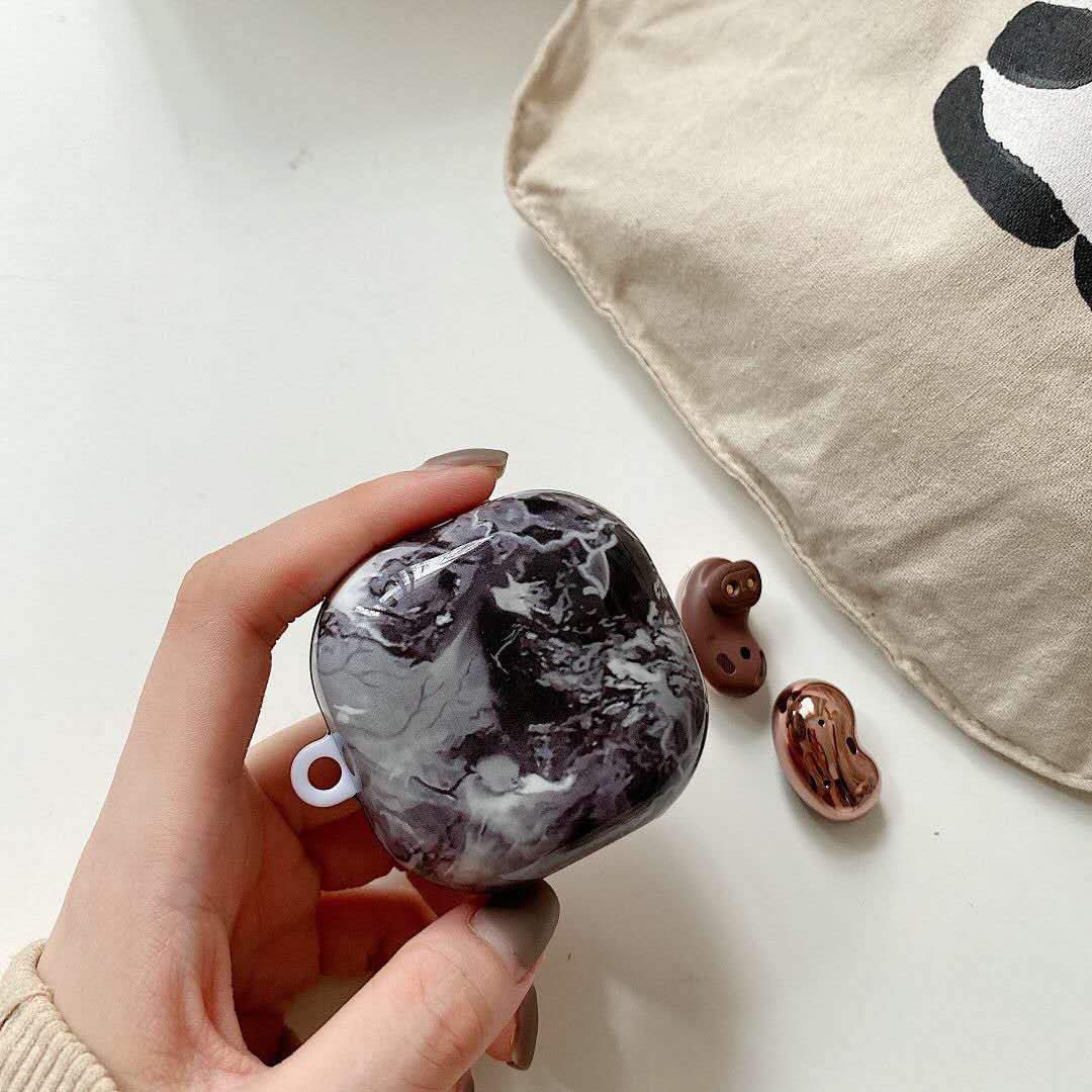 Cute Retro Flower Marble Matte Earphone Case for Samsung Galaxy Buds Live Cover Bluetooth Wireless Headset Accessories: 9