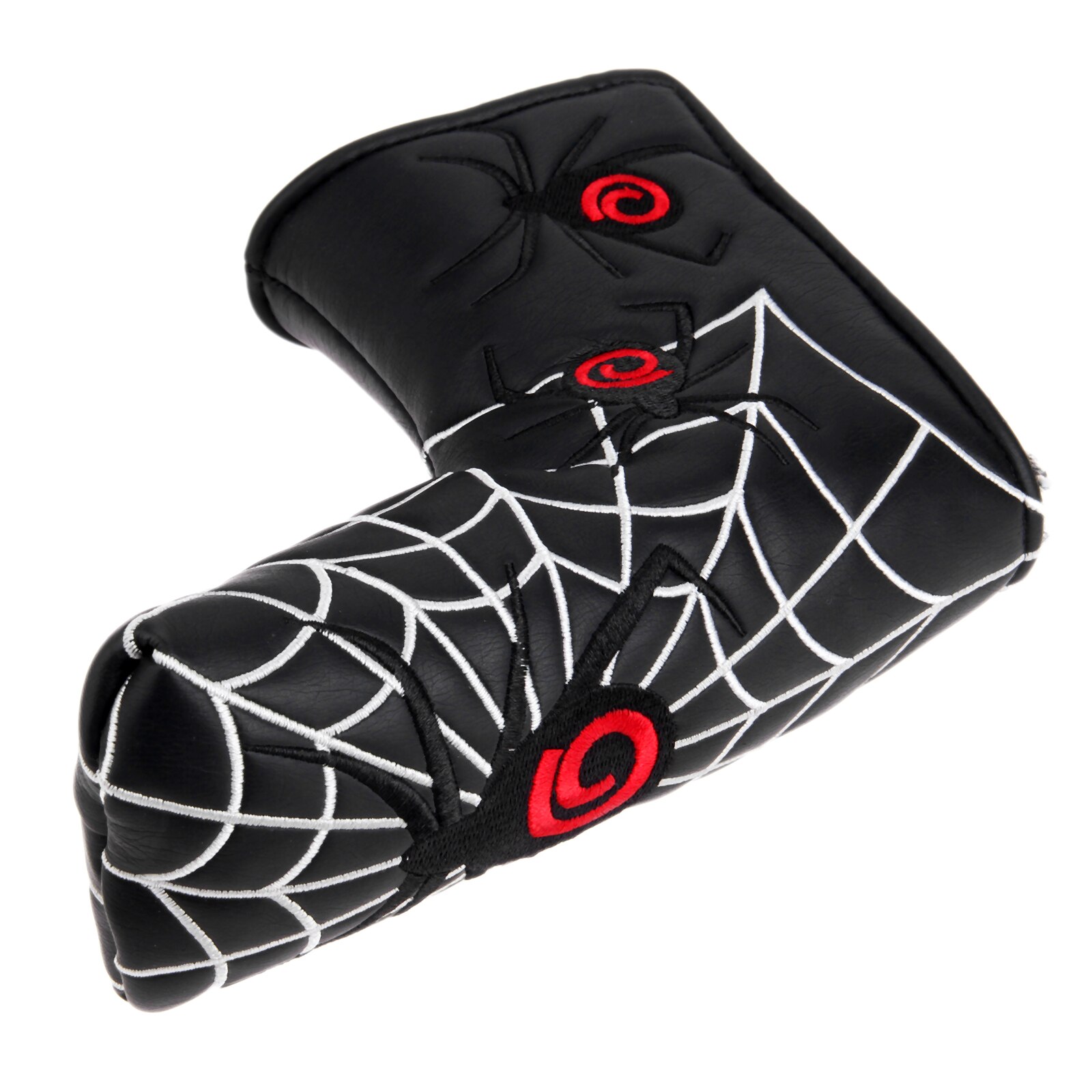 Spindel med silvernät golf putter cover headcover för scotty cameron any blade putter head covers: Svart